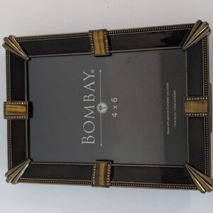 Bombay Ebony and Brass Accent Frame